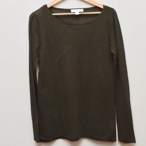 Michael Kors Olive Green pullover crewneck top